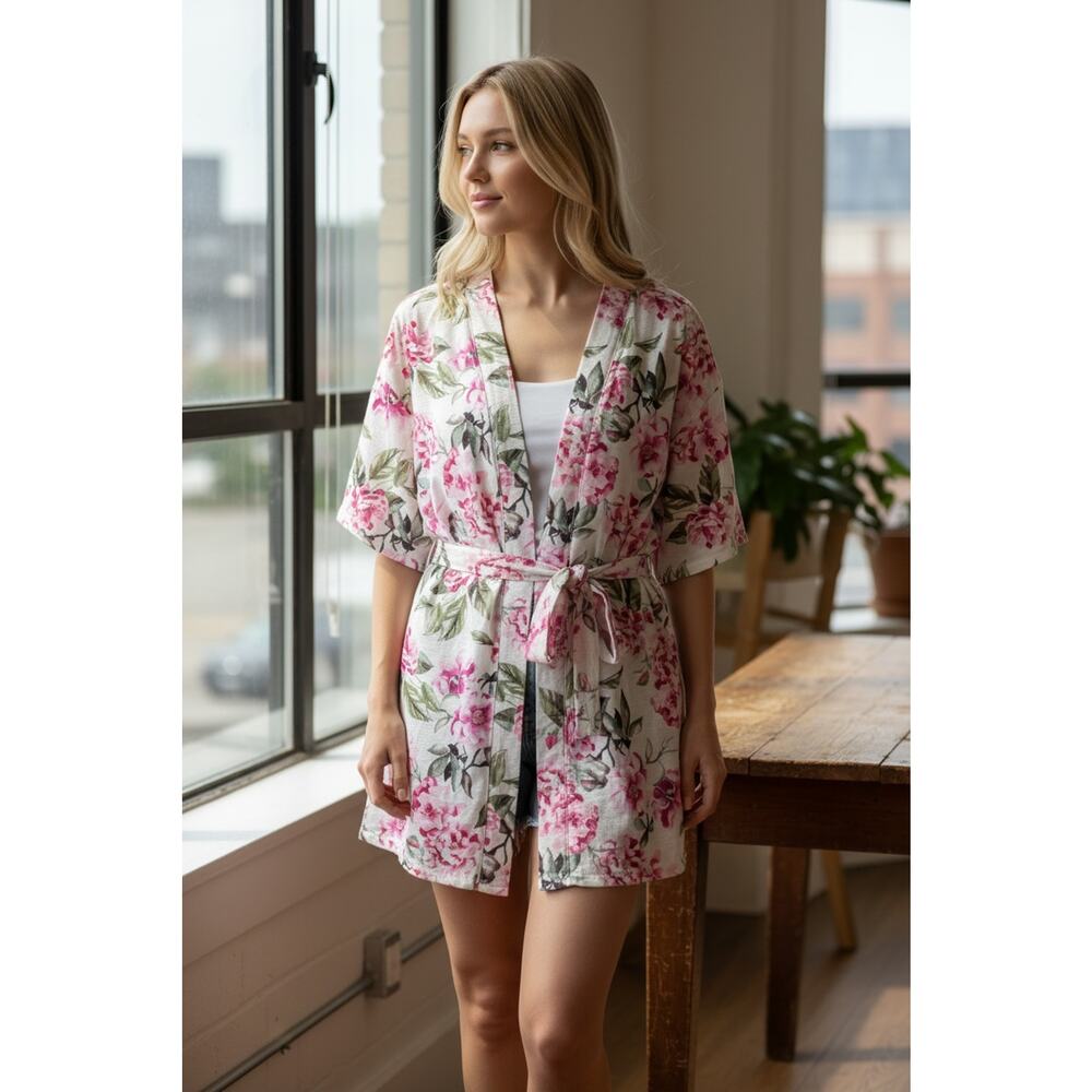 Show Me Your MuMu Brie Robe Floral Garden Blooms OS Boho Cottagecore Coquette